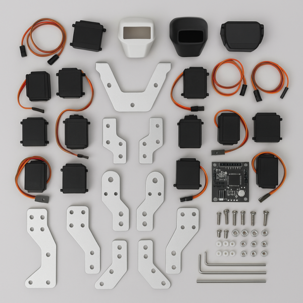 9 DOF Biped DIY Humanoid Robotic Kit – Programmable Walking Robot - Image 2